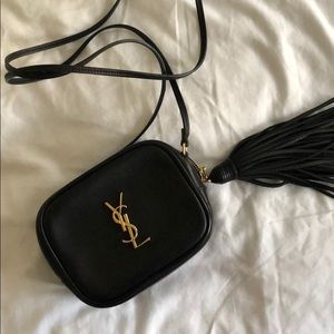 YSL SAINT LAURENT MONOGRAM BLOGGER BAG